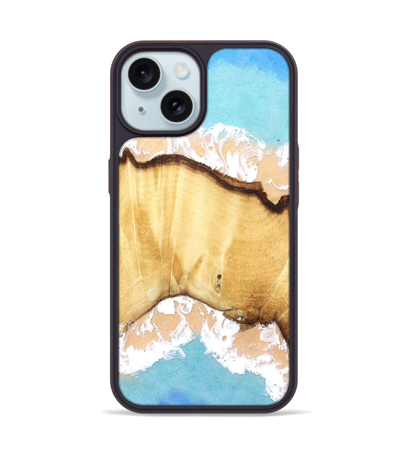 iPhone 15 Wood Phone Case - Rikki (Coastal, 827556)