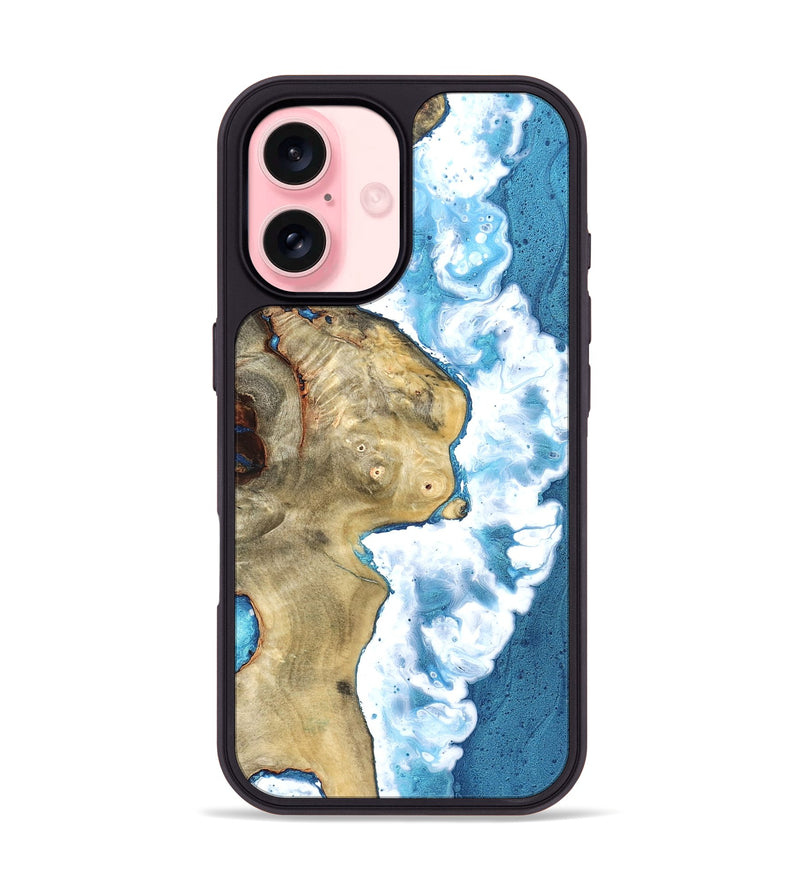 iPhone 16 Wood Phone Case - Seven (Coastal, 827561)