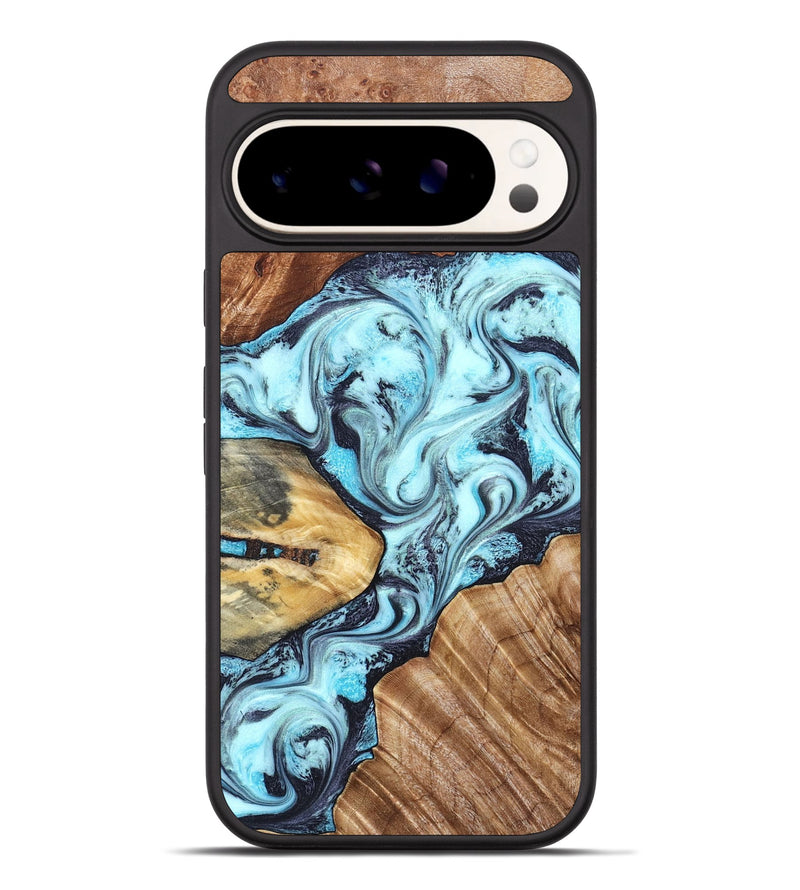 Pixel 9 Pro XL Wood Phone Case - Earline (Blue, 827567)