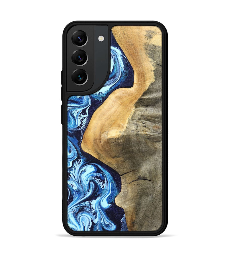 Galaxy S22 Plus Wood Phone Case - Zakary (Blue, 827568)
