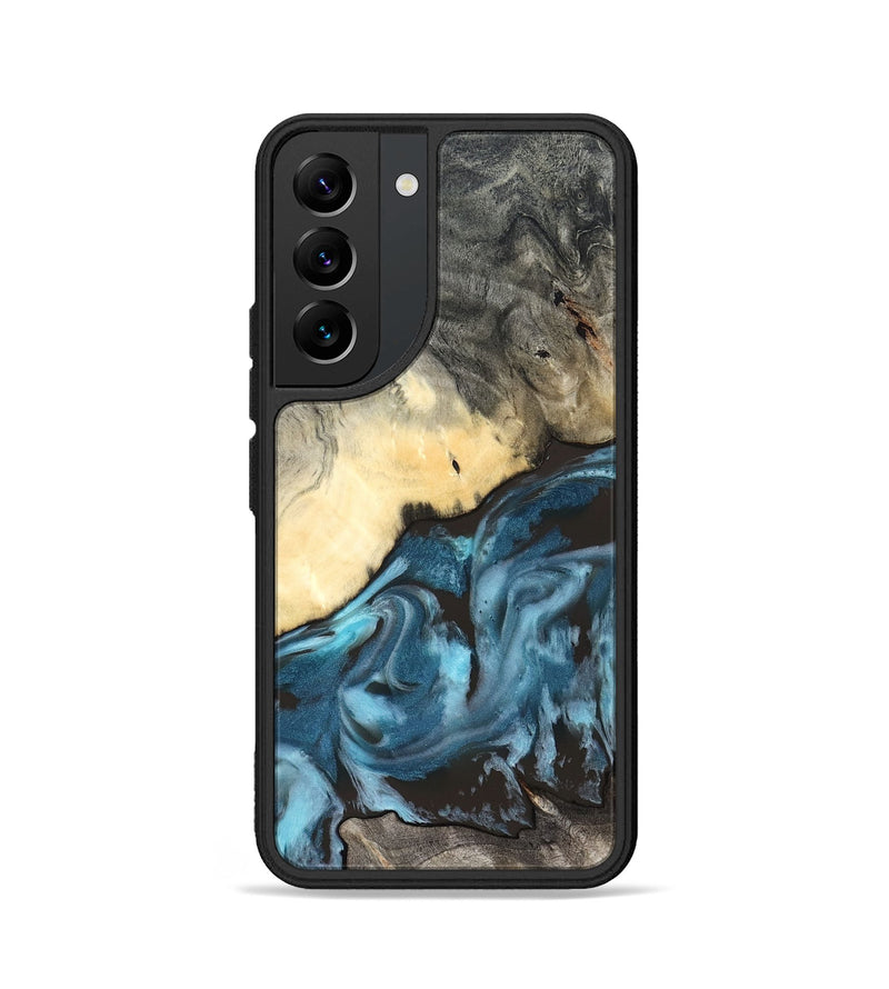 Galaxy S22 Wood Phone Case - Rodney (Blue, 827569)