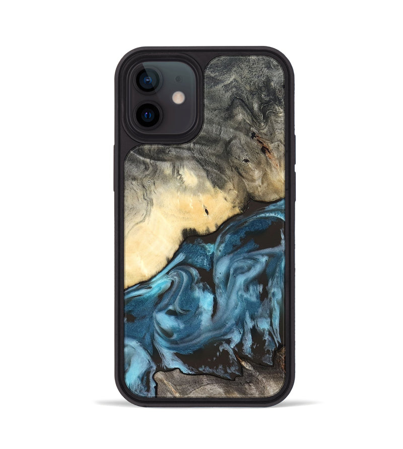 iPhone 12 Wood Phone Case - Rodney (Blue, 827569)
