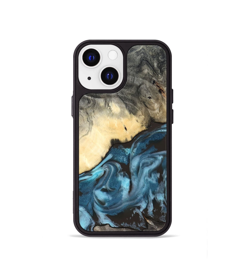iPhone 13 mini Wood Phone Case - Rodney (Blue, 827569)