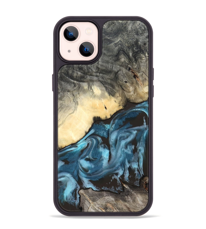 iPhone 14 Plus Wood Phone Case - Rodney (Blue, 827569)