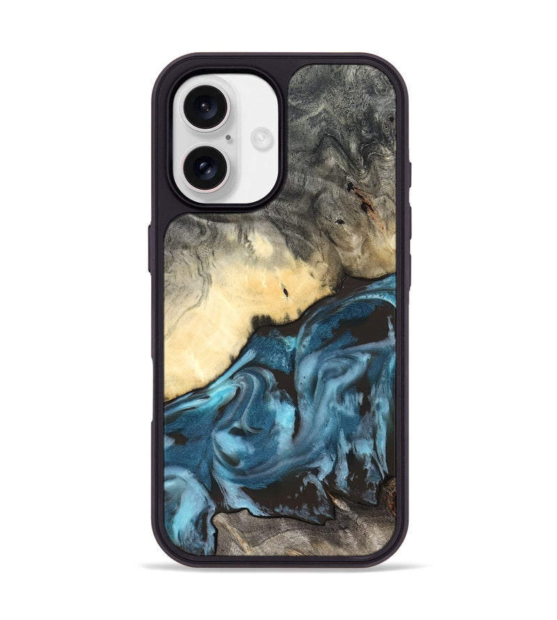 iPhone 17 Wood Phone Case - Rodney (Blue, 827569)