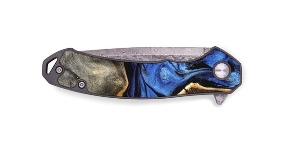 EDC Wood Pocket Knife - Harmoni (Blue, 827570)