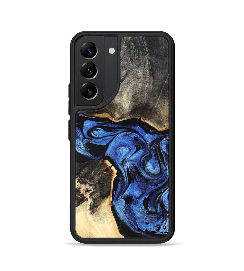 Galaxy S22 Wood Phone Case - Harmoni (Blue, 827570)