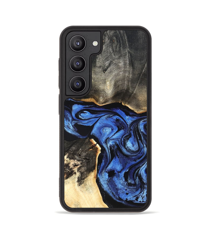 Galaxy S23 Wood Phone Case - Harmoni (Blue, 827570)