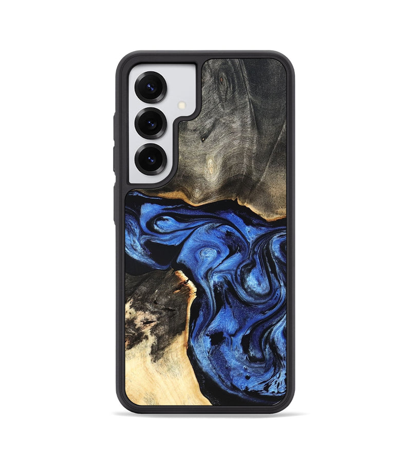 Galaxy S25 Wood Phone Case - Harmoni (Blue, 827570)