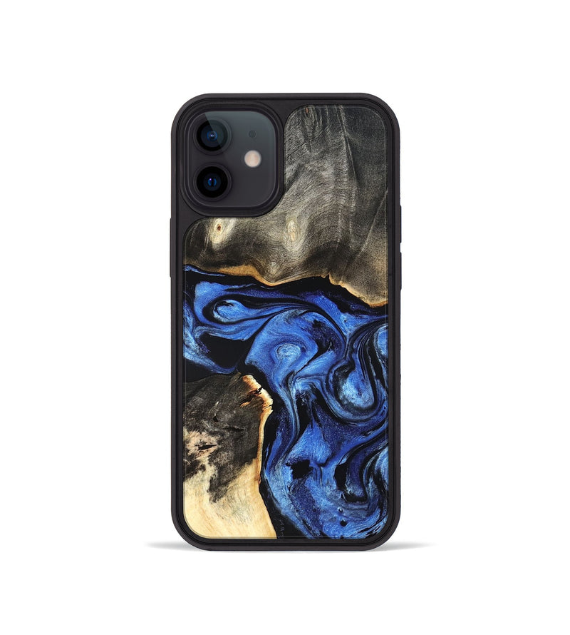 iPhone 12 mini Wood Phone Case - Harmoni (Blue, 827570)