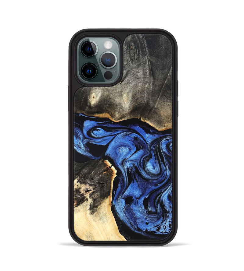 iPhone 12 Pro Wood Phone Case - Harmoni (Blue, 827570)