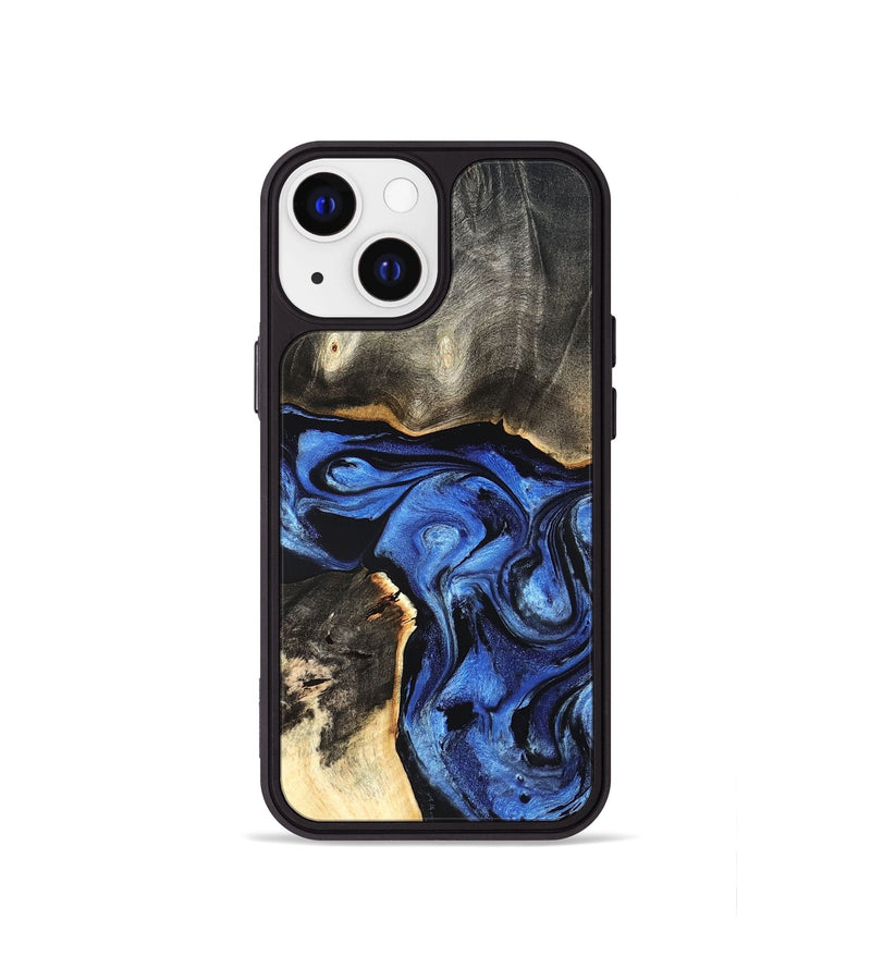 iPhone 13 mini Wood Phone Case - Harmoni (Blue, 827570)