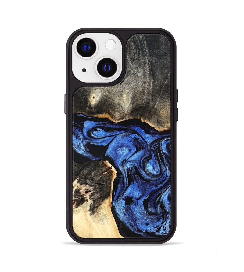 iPhone 13 Wood Phone Case - Harmoni (Blue, 827570)