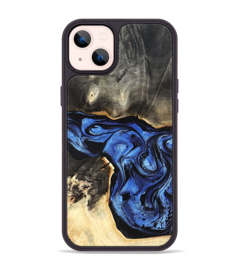 iPhone 14 Plus Wood Phone Case - Harmoni (Blue, 827570)