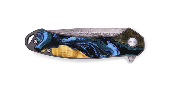 EDC Wood Pocket Knife - Reina (Blue, 827571)