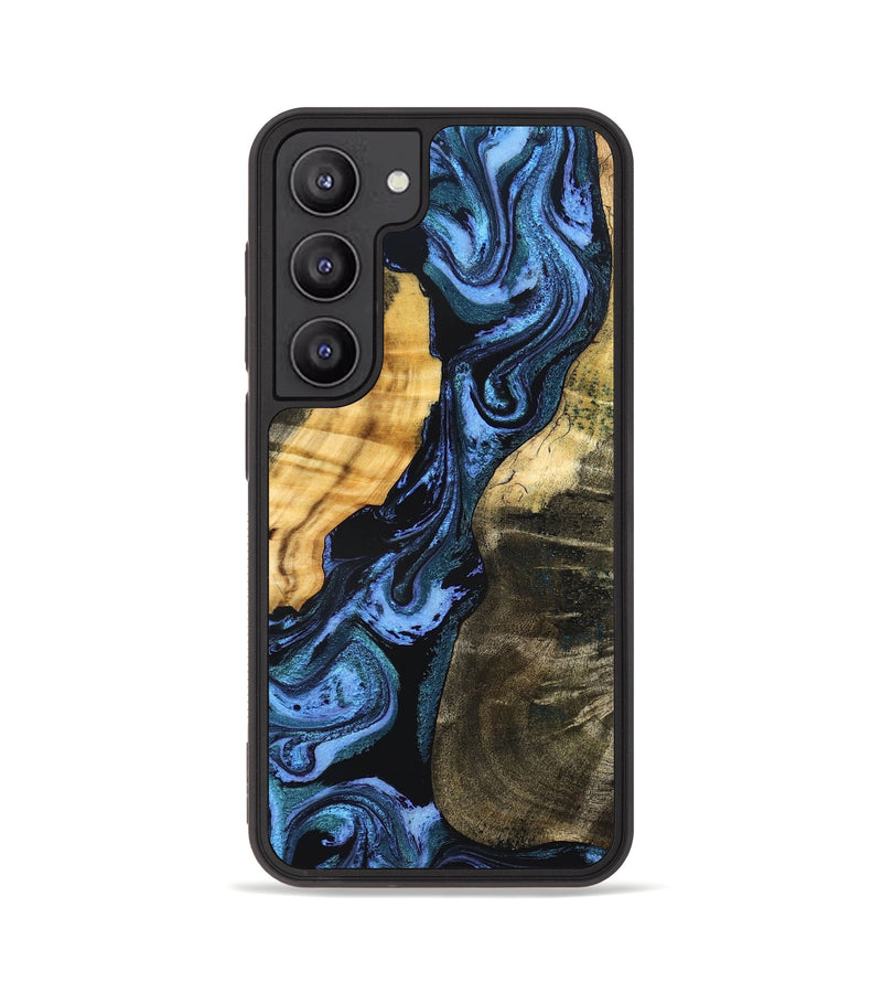Galaxy S23 Wood Phone Case - Reina (Blue, 827571)