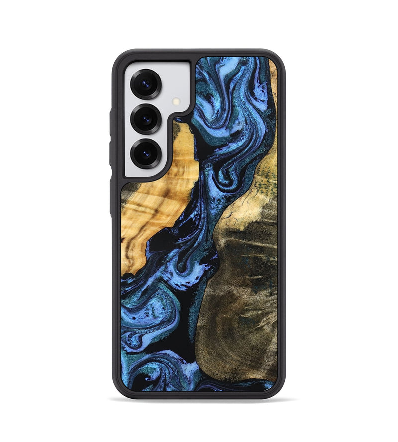 Galaxy S25 Wood Phone Case - Reina (Blue, 827571)
