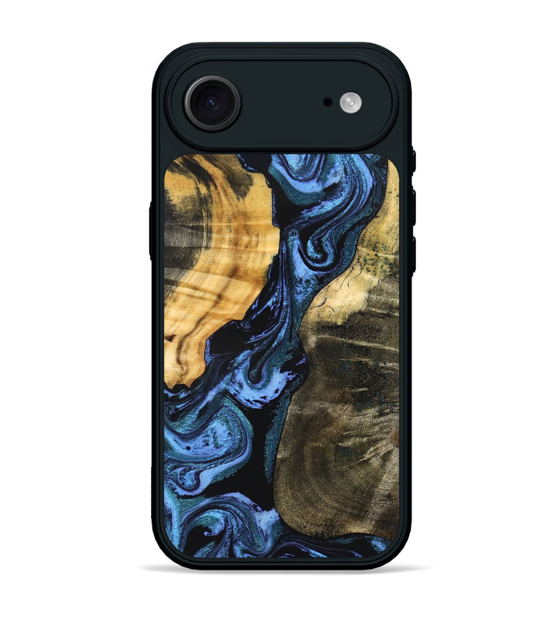 iPhone 17 Air Wood Phone Case - Reina (Blue, 827571)