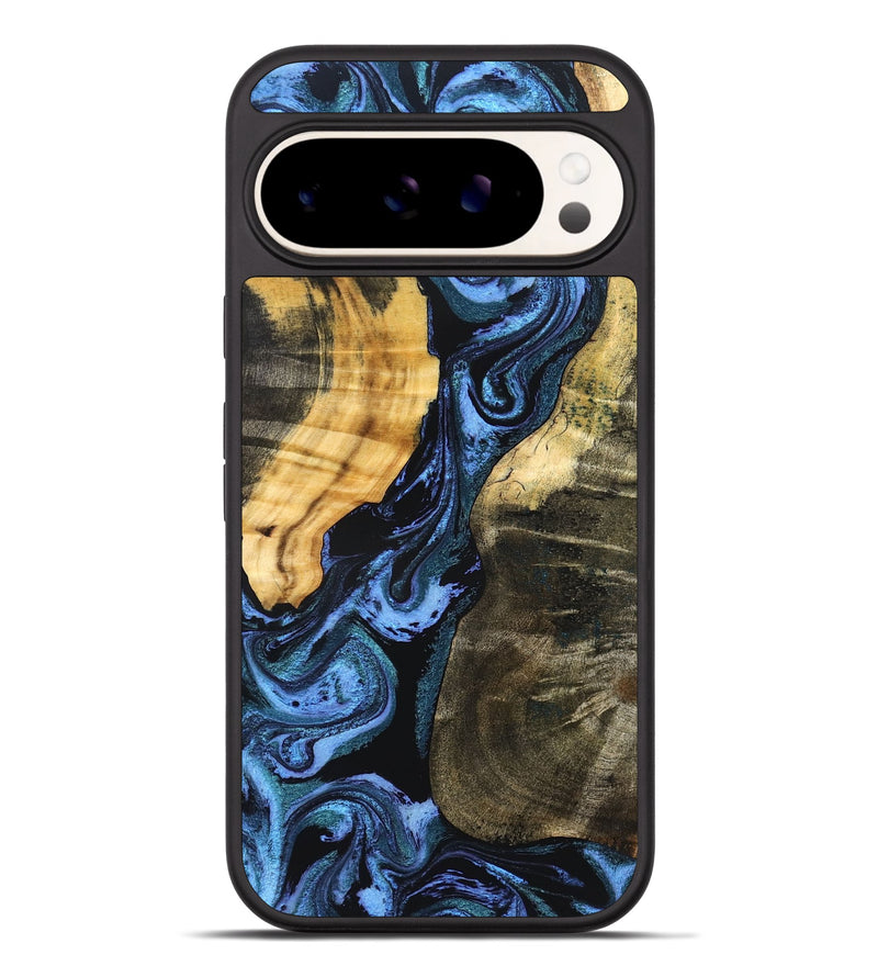 Pixel 9 Pro XL Wood Phone Case - Reina (Blue, 827571)