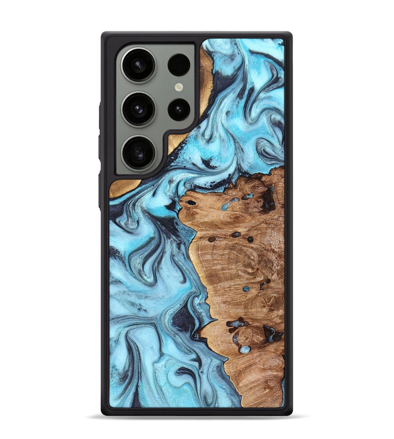 Galaxy S24 Ultra Wood Phone Case - Jax (Blue, 827572)