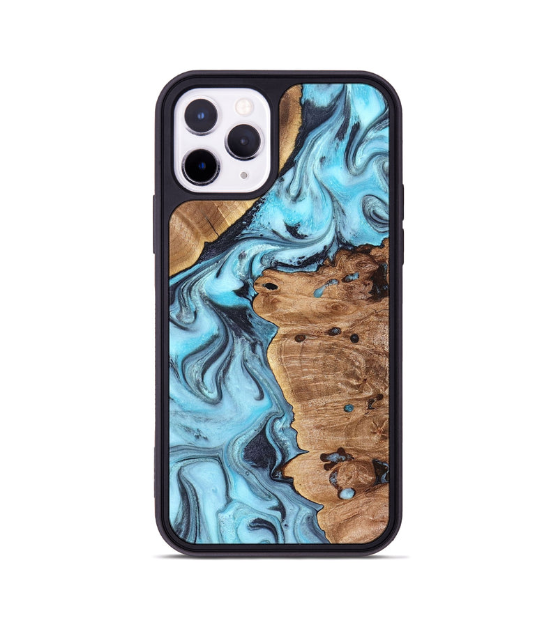 iPhone 11 Pro Wood Phone Case - Jax (Blue, 827572)
