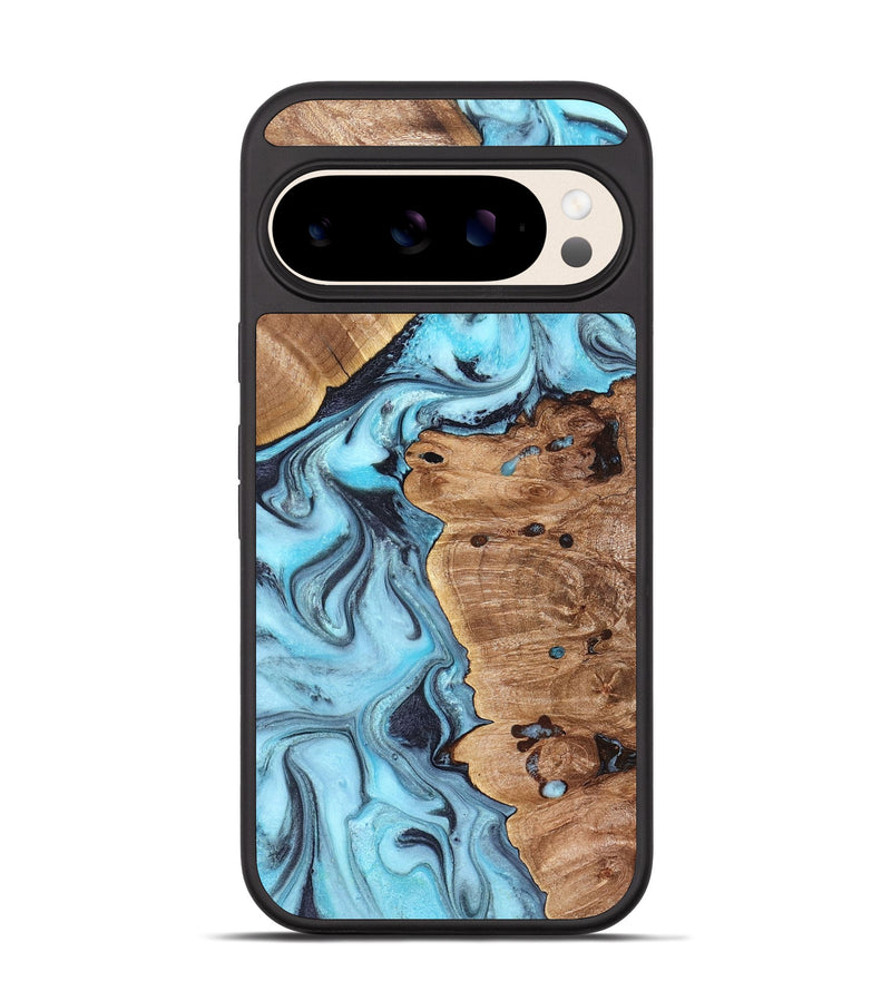 Pixel 10 Wood Phone Case - Jax (Blue, 827572)