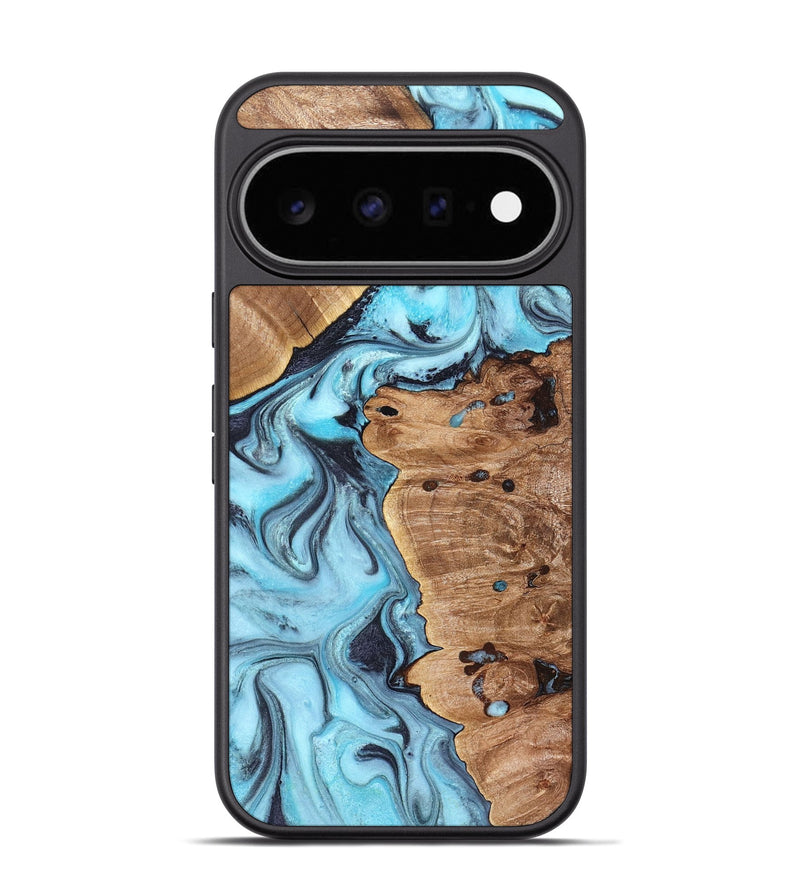 Pixel 11 Pro Wood Phone Case - Jax (Blue, 827572)