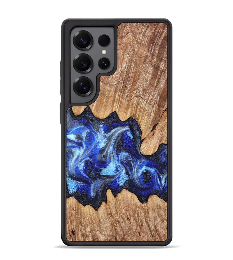 Galaxy S25 Ultra Wood Phone Case - Davon (Blue, 827573)