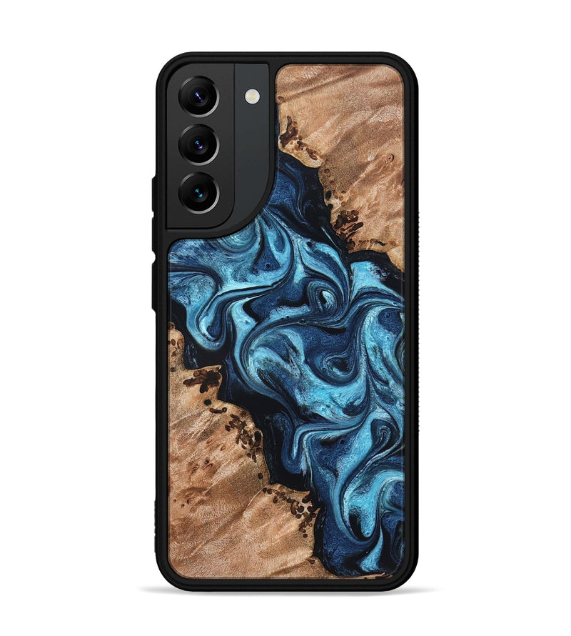 Galaxy S22 Plus Wood Phone Case - Dakari (Blue, 827574)