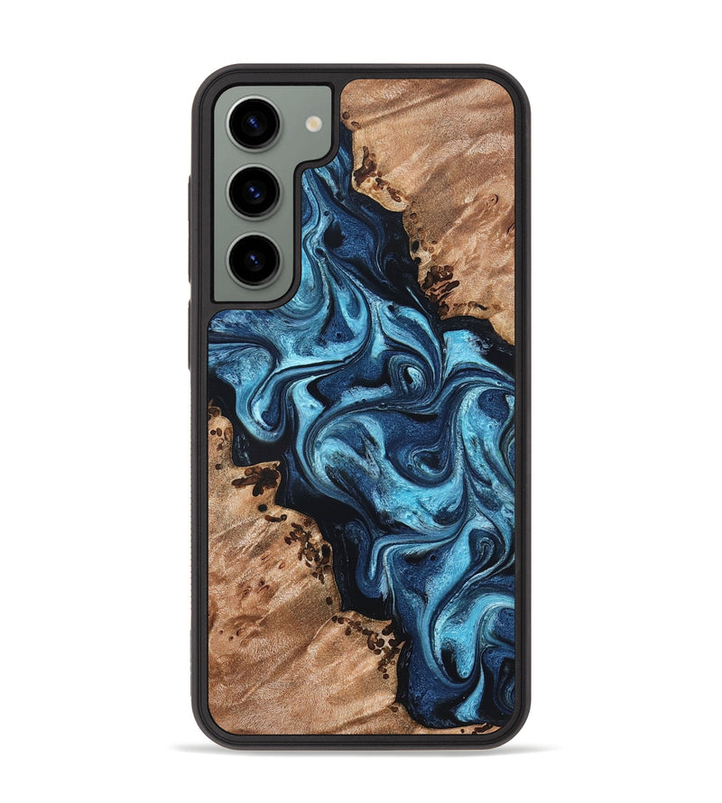 Galaxy S23 Plus Wood Phone Case - Dakari (Blue, 827574)