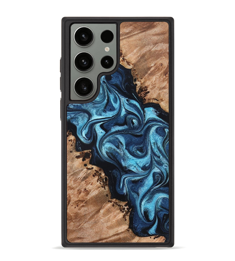 Galaxy S23 Ultra Wood Phone Case - Dakari (Blue, 827574)