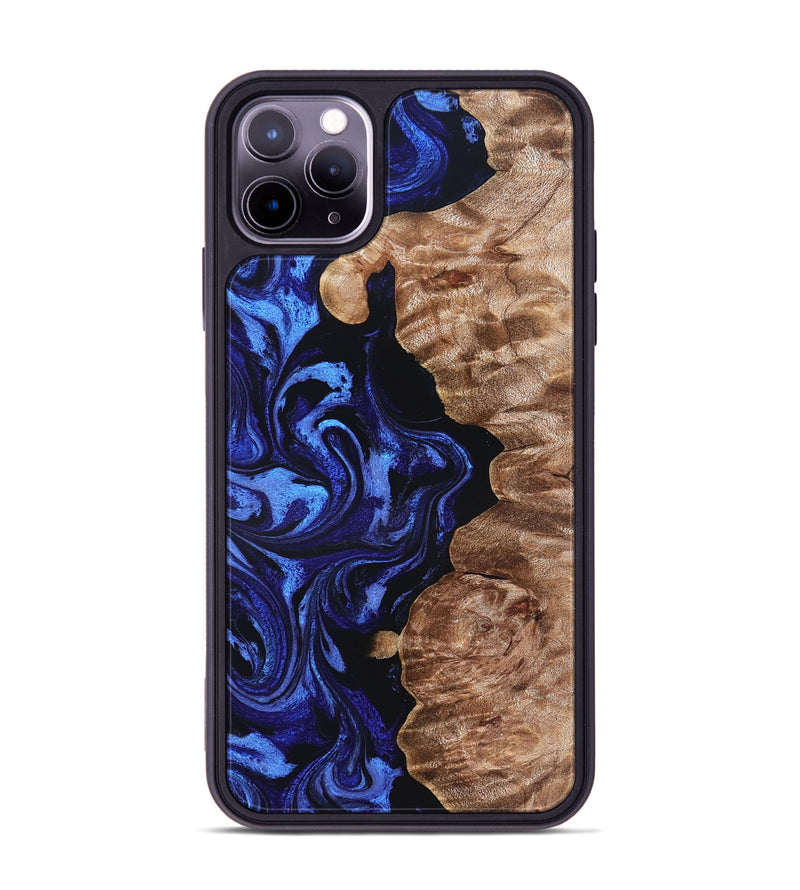 iPhone 11 Pro Max Wood Phone Case - Berkley (Blue, 827575)