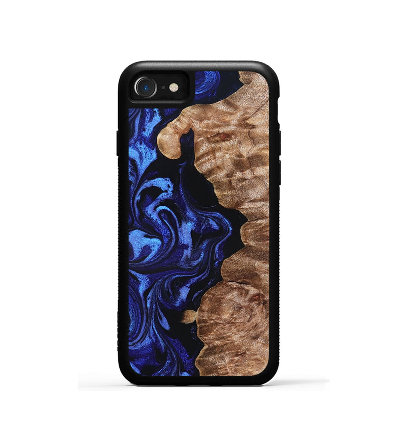 iPhone SE Wood Phone Case - Berkley (Blue, 827575)