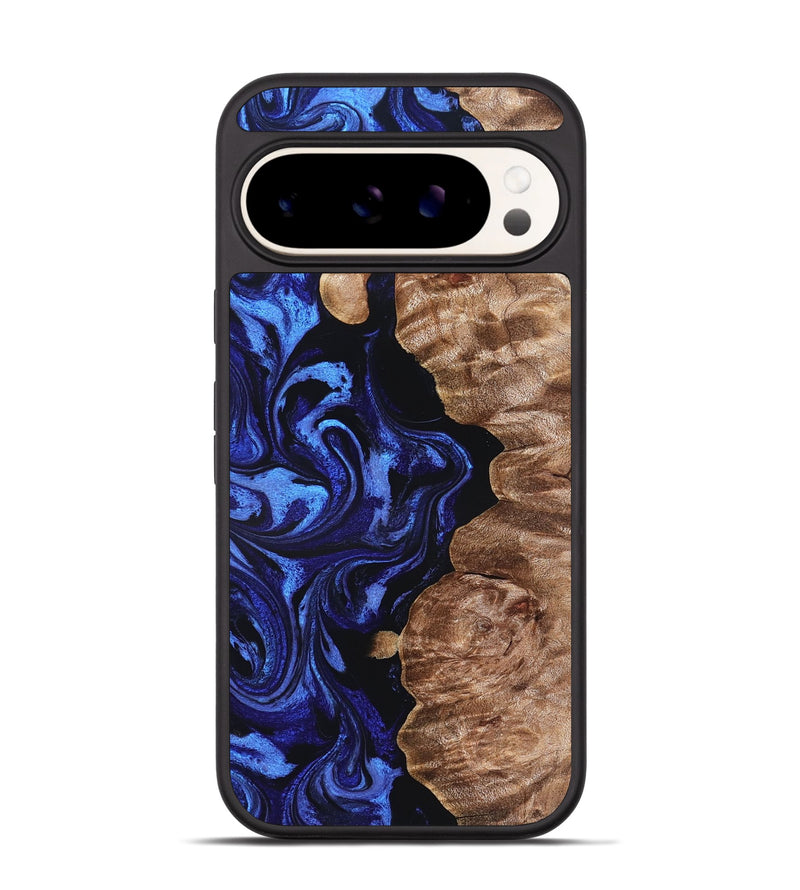 Pixel 9 Pro Wood Phone Case - Berkley (Blue, 827575)