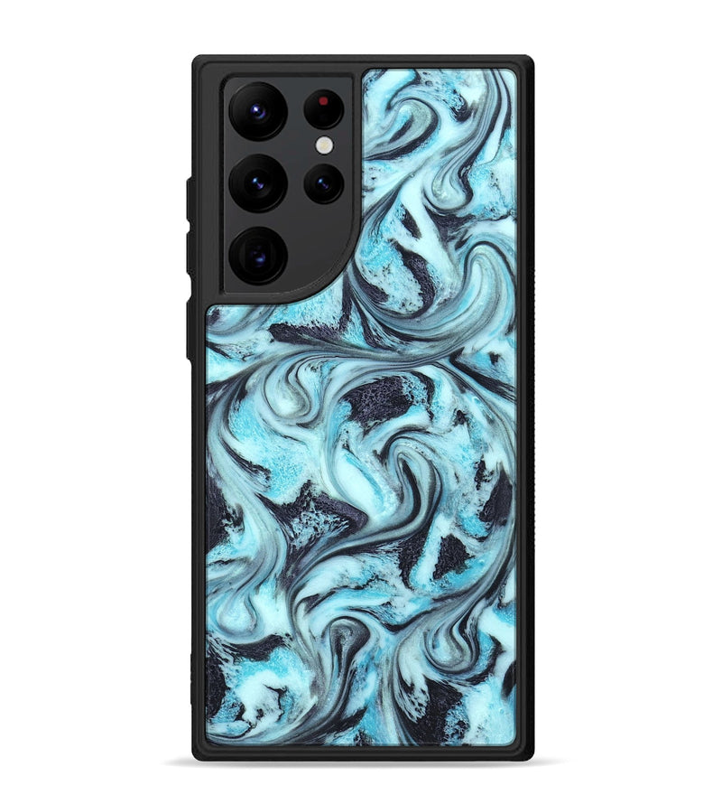 Galaxy S22 Ultra ResinArt Phone Case - Raquel (Blue, 827576)