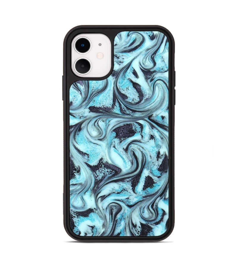 iPhone 11 ResinArt Phone Case - Raquel (Blue, 827576)