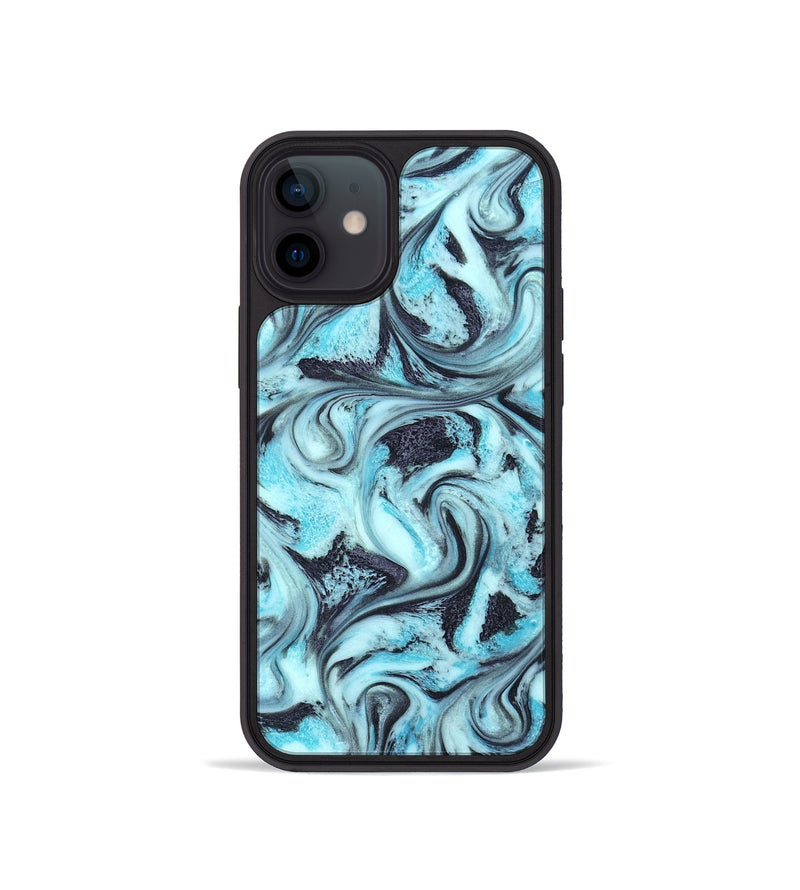 iPhone 12 mini ResinArt Phone Case - Raquel (Blue, 827576)