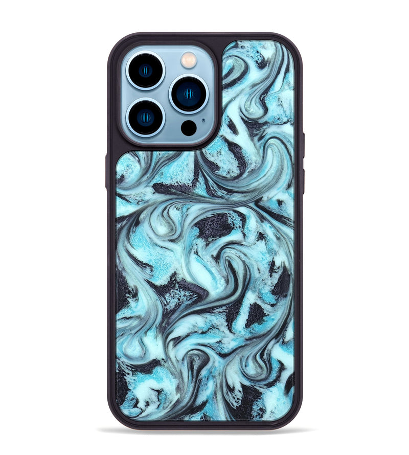 iPhone 14 Pro Max ResinArt Phone Case - Raquel (Blue, 827576)