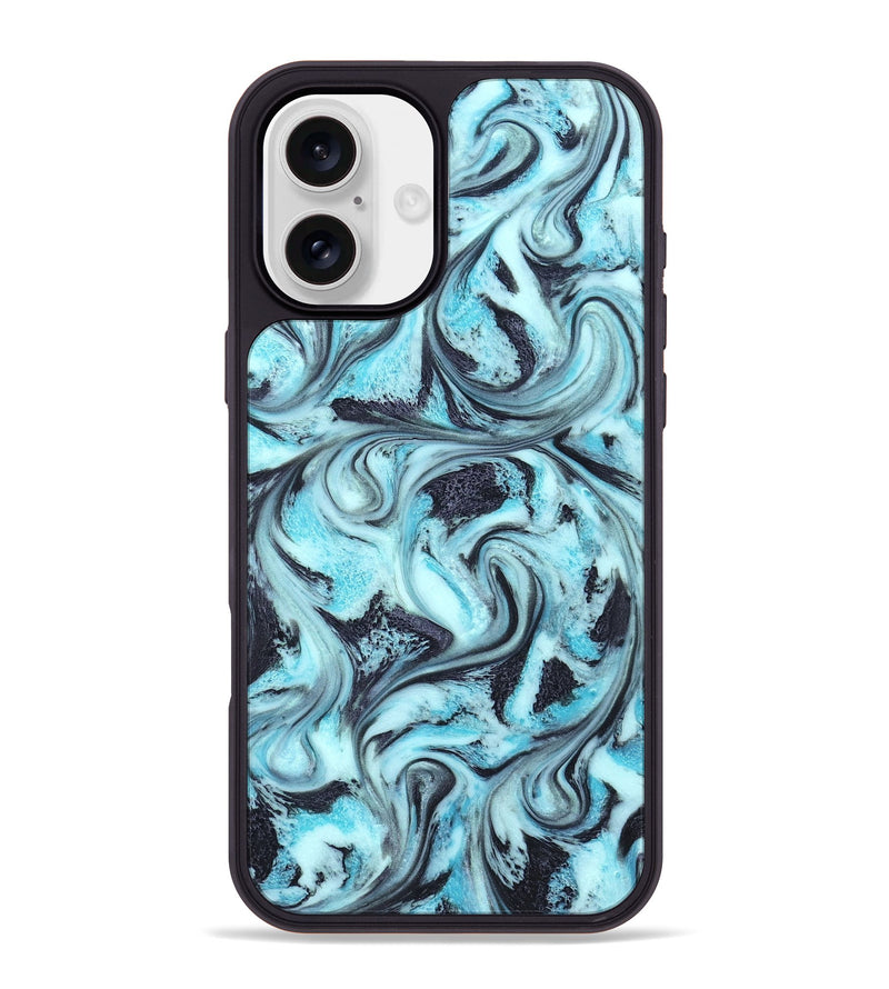 iPhone 16 Plus ResinArt Phone Case - Raquel (Blue, 827576)