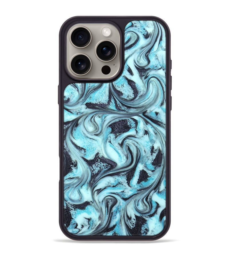 iPhone 16 Pro Max ResinArt Phone Case - Raquel (Blue, 827576)