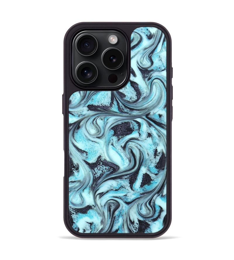 iPhone 16 Pro ResinArt Phone Case - Raquel (Blue, 827576)