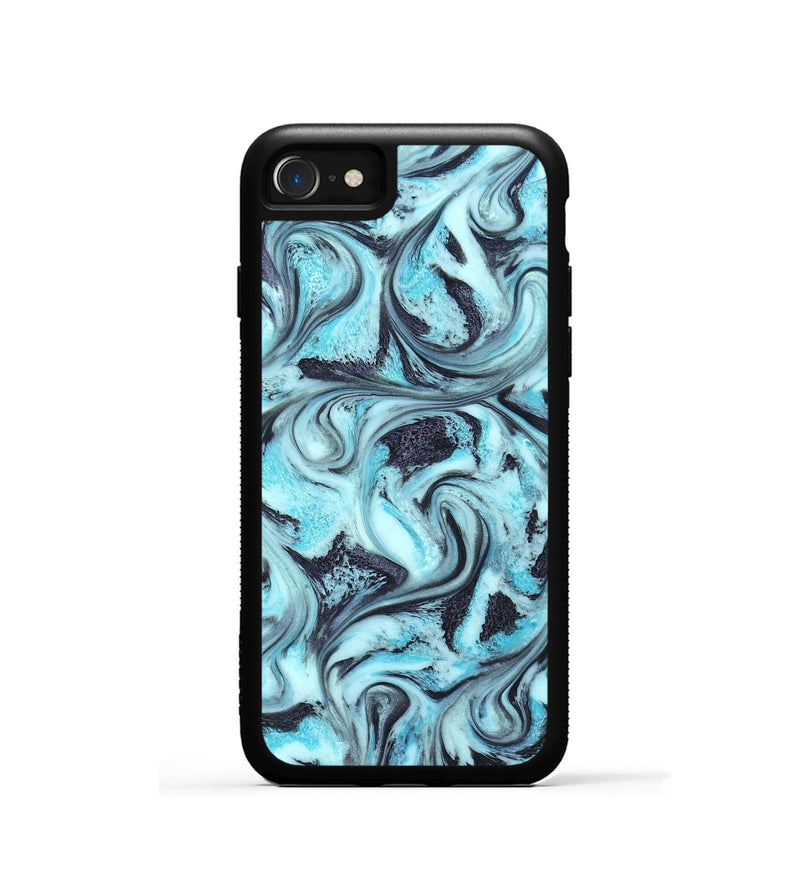 iPhone SE ResinArt Phone Case - Raquel (Blue, 827576)