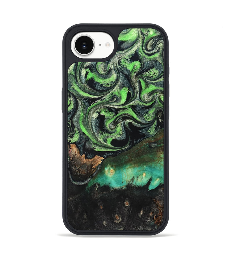 iPhone 16e Wood Phone Case - Kay (Green, 827577)