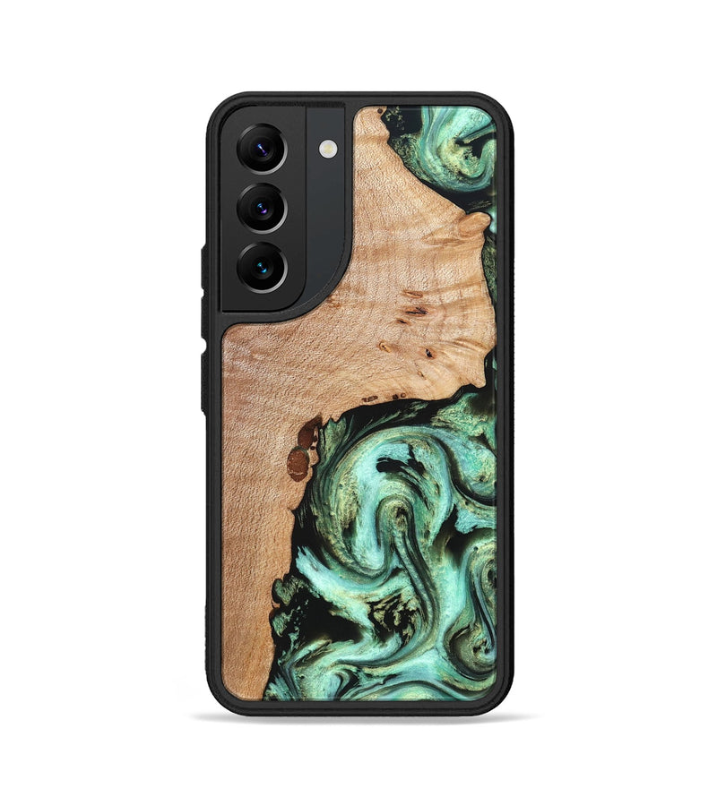 Galaxy S22 Wood Phone Case - Truman (Green, 827579)