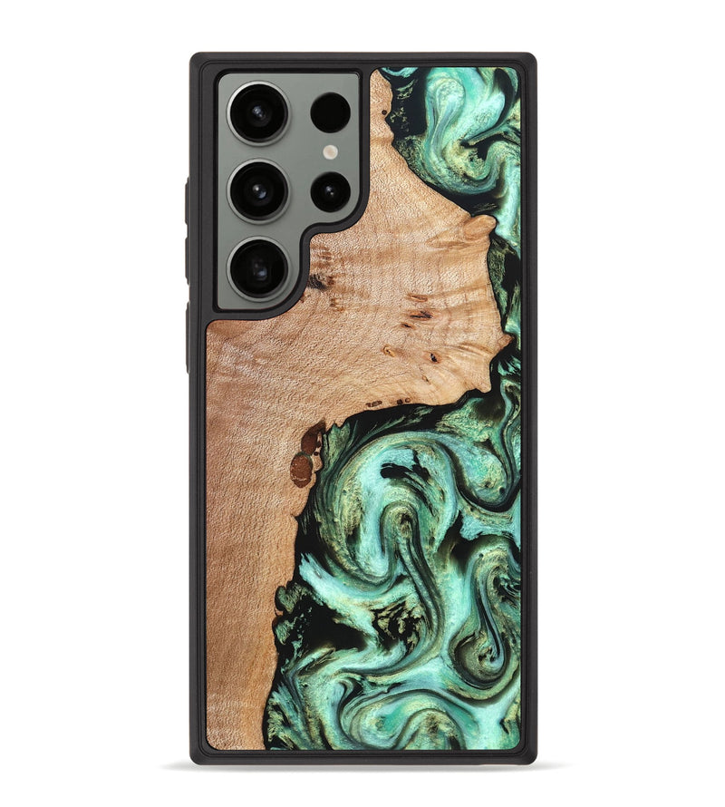 Galaxy S23 Ultra Wood Phone Case - Truman (Green, 827579)