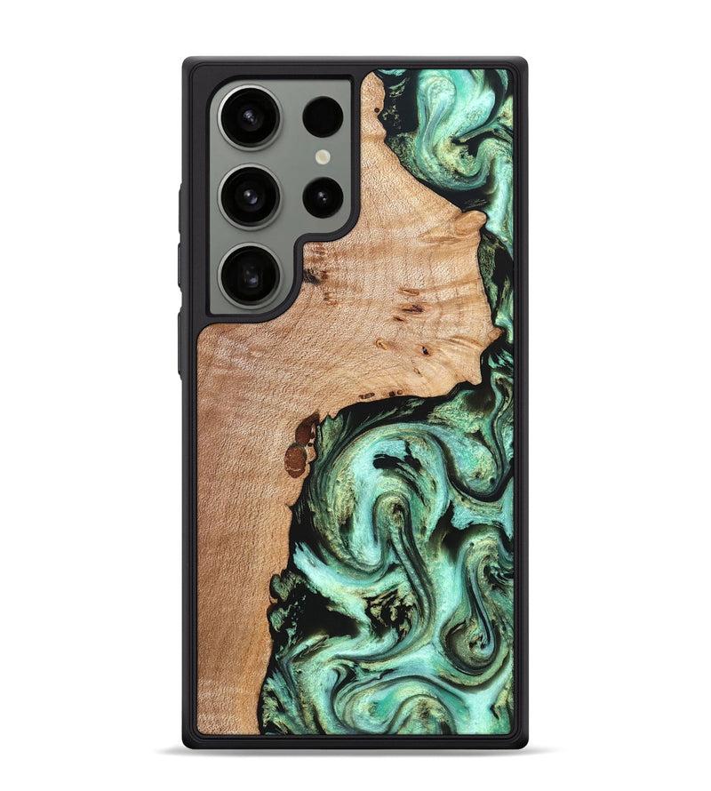 Galaxy S24 Ultra Wood Phone Case - Truman (Green, 827579)