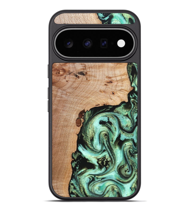 Pixel 11 Pro XL Wood Phone Case - Truman (Green, 827579)