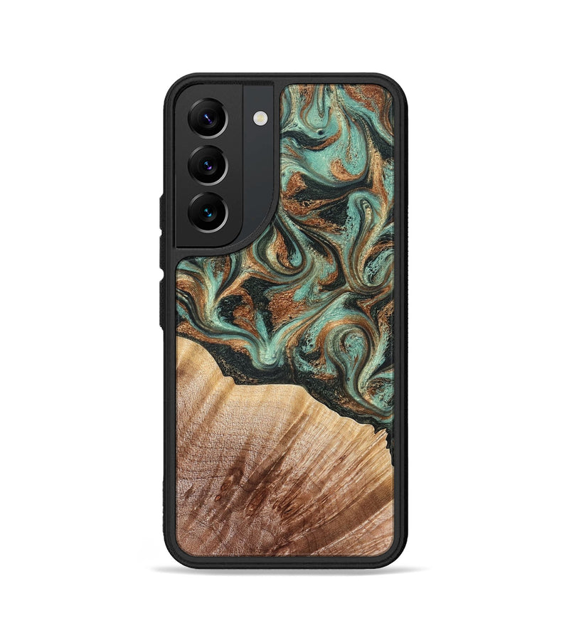 Galaxy S22 Wood Phone Case - Cami (Green, 827580)