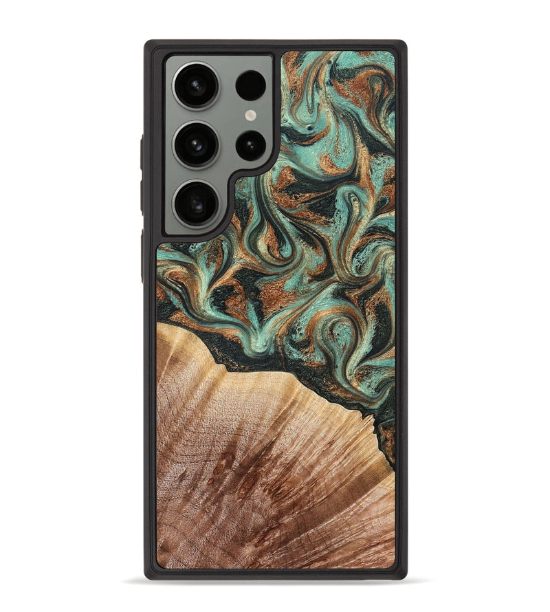 Galaxy S23 Ultra Wood Phone Case - Cami (Green, 827580)