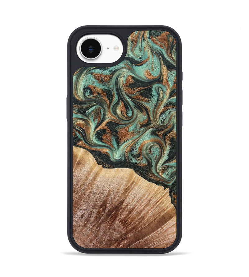 iPhone 17e Wood Phone Case - Cami (Green, 827580)